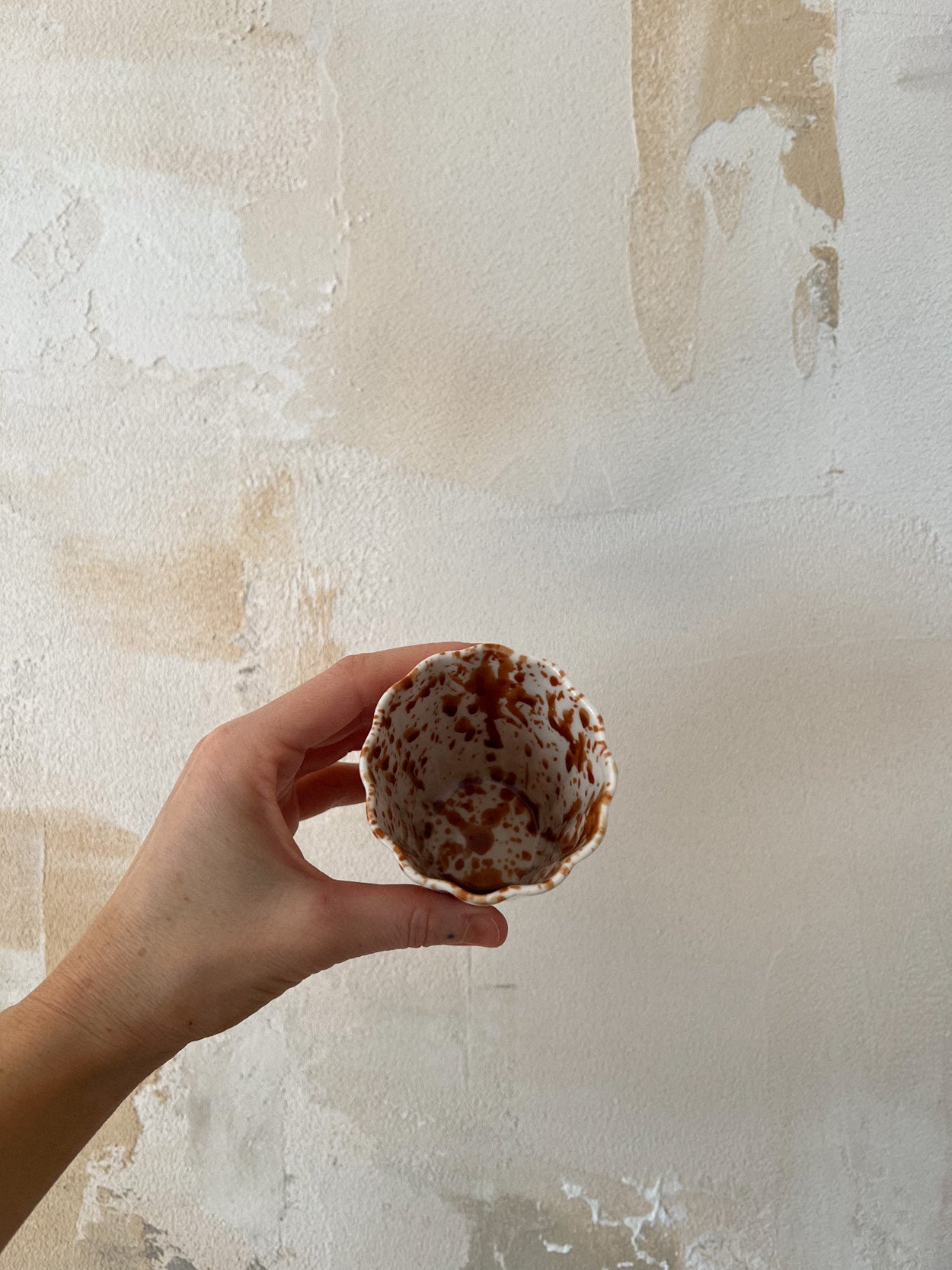 Orange speckled mug | MARE