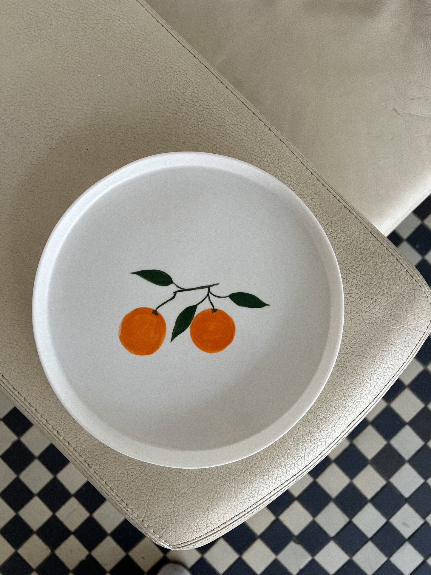Plate with oranges | LA LUZ | 21 cm