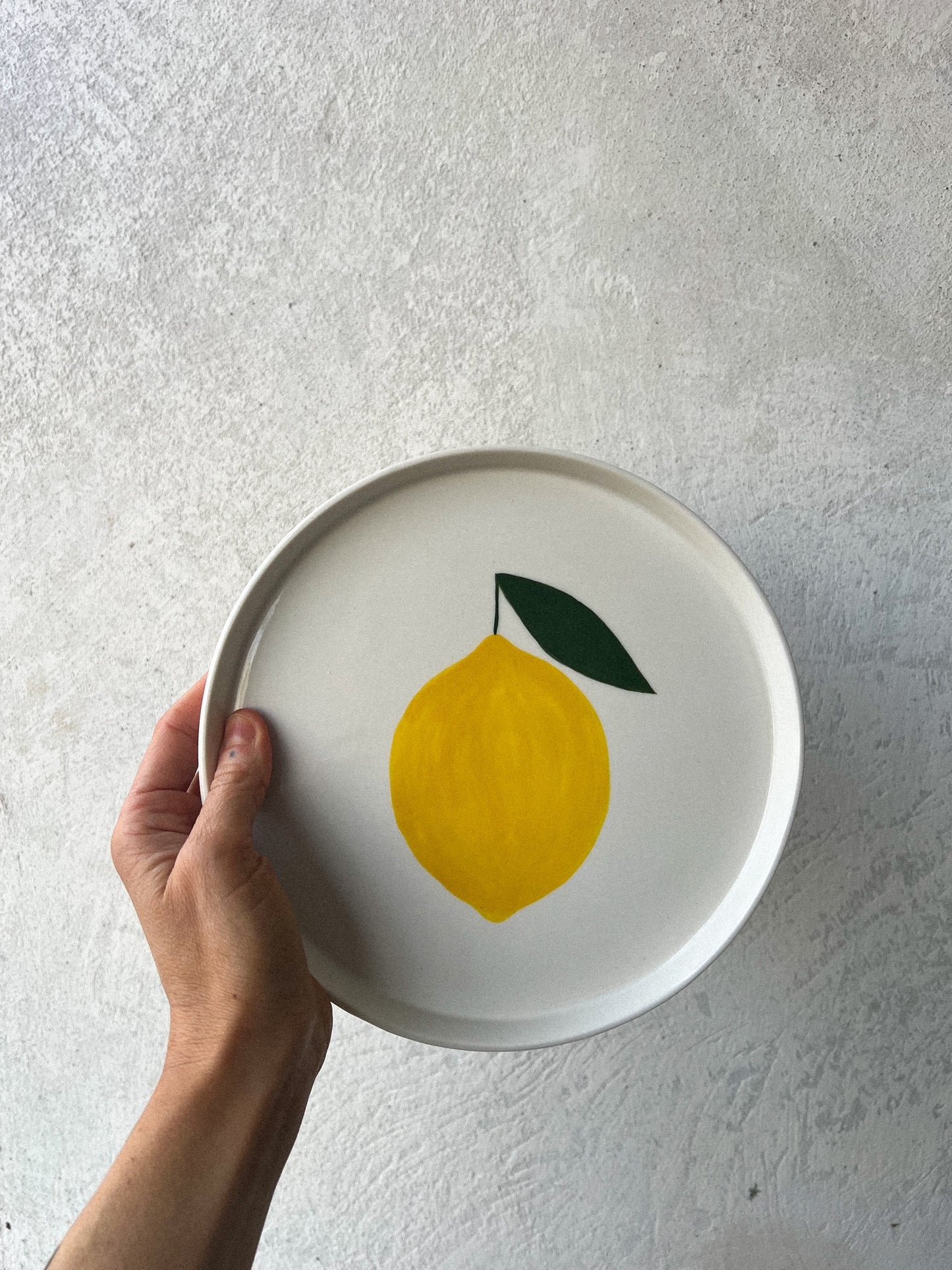Lemon plate | LA LUZ | 21 cm