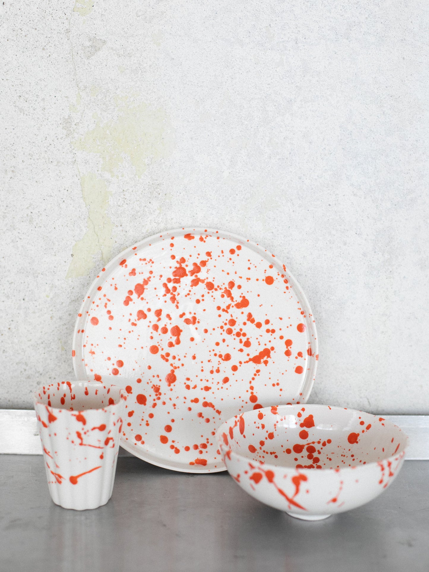 Small speckled orange bowl | MARE