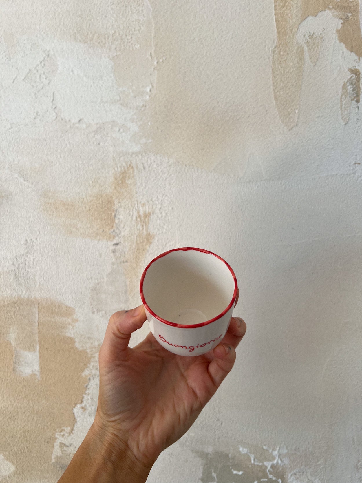 Set of 2 CIAO AMORE espresso cups