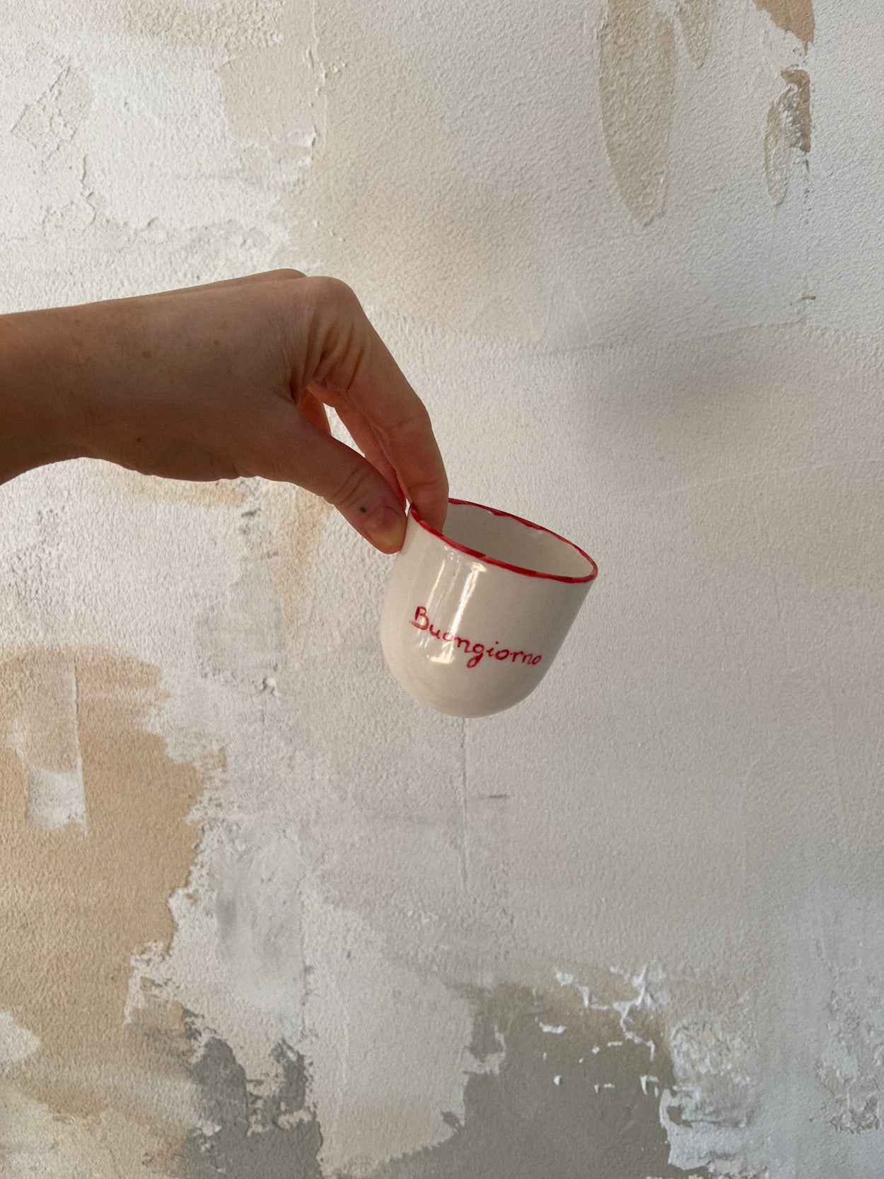 Set of 2 CIAO AMORE espresso cups