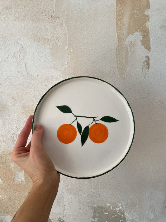 Plate with tomatoes | LA LUZ | 21 cm