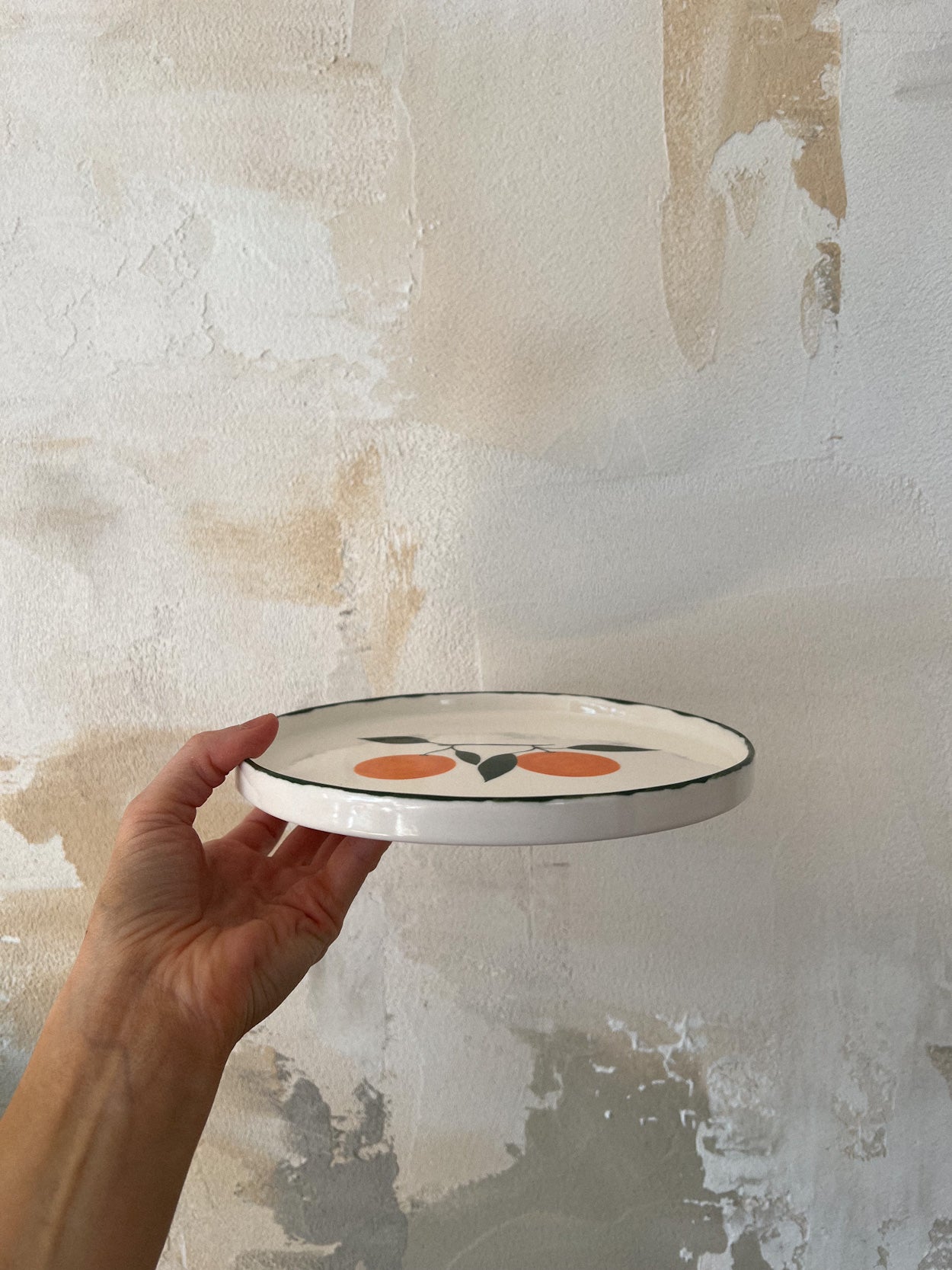 Plate with tomatoes | LA LUZ | 21 cm