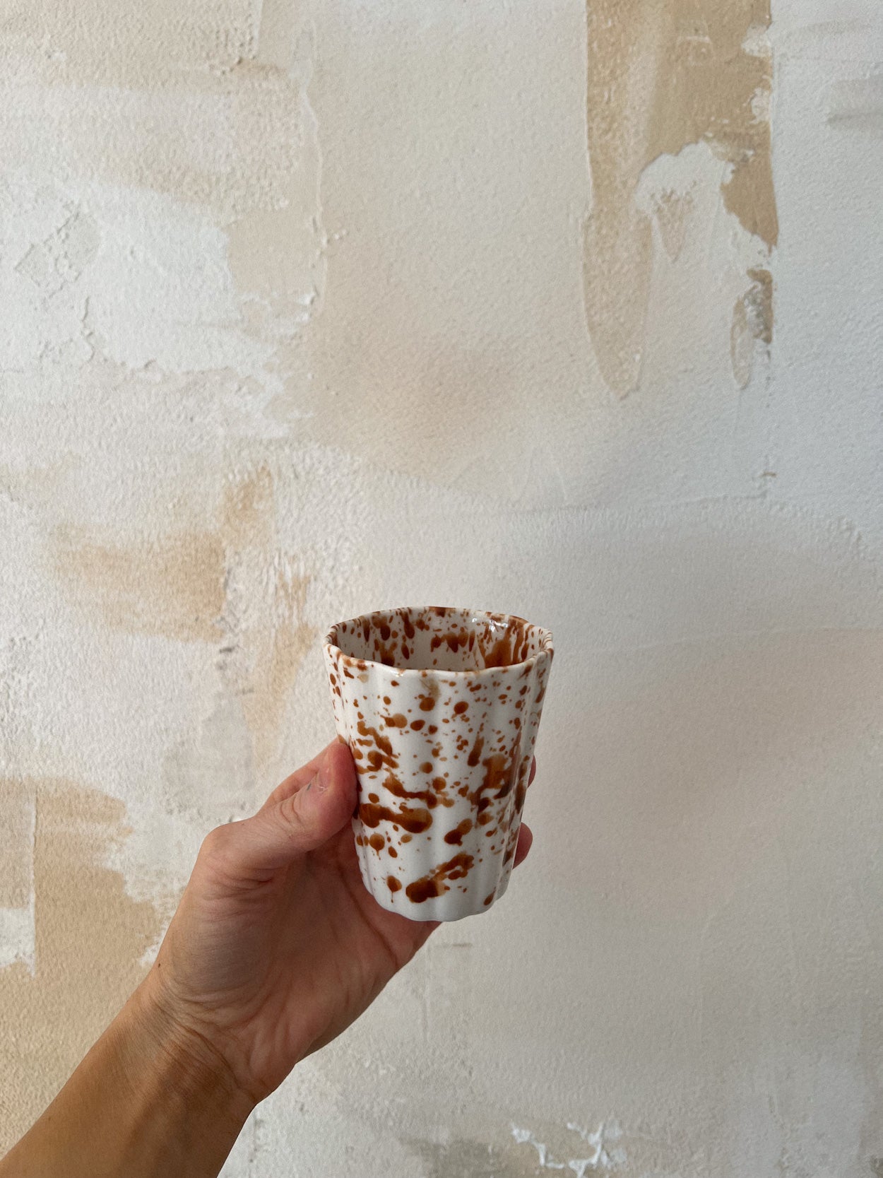 Orange speckled mug | MARE