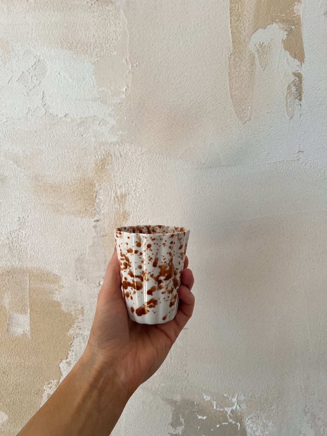 Orange speckled mug | MARE