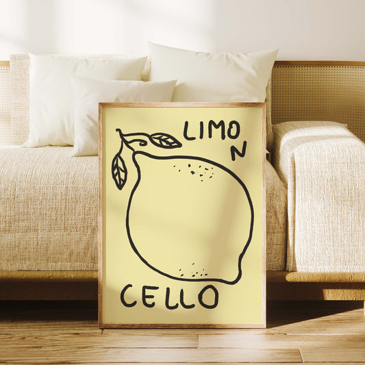 Plakat Limoncello Yellow